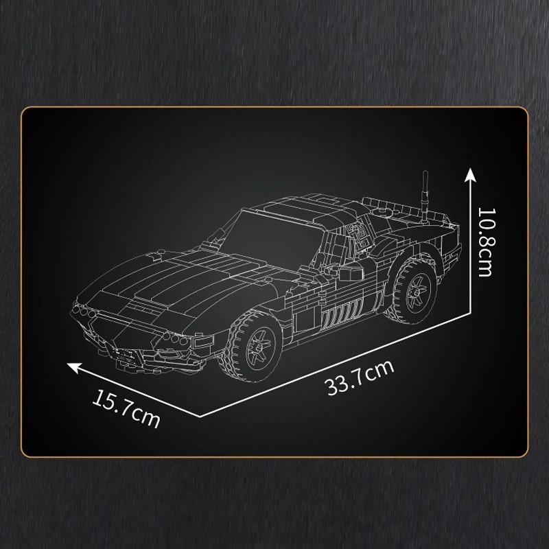 10198 MOULD KING Corvette C3 10198 MOULD KING Corvette C3