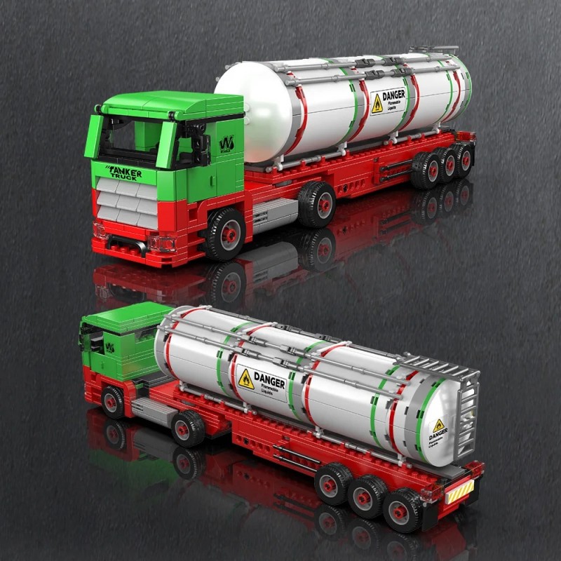 24075 MOULD KING Автоцистерна для перевозки топлива 24075 MOULD KING Автоцистерна для перевозки топлива