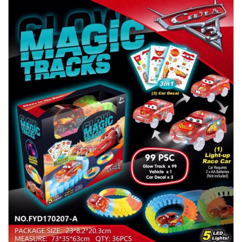 Конструктор Гоночная трасса Magic Tracks 99 деталей Конструктор Гоночная трасса Magic Tracks 99 деталей