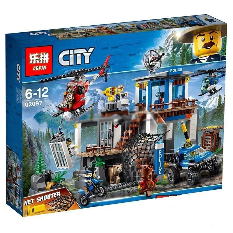 02097 Lepin Полицейский участок в горах 02097 Lepin Полицейский участок в горах
