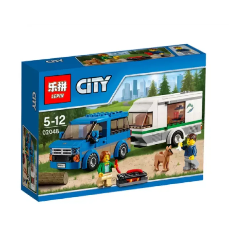 02048 Lepin Фургон и дом на колёсах 02048 Lepin Фургон и дом на колёсах