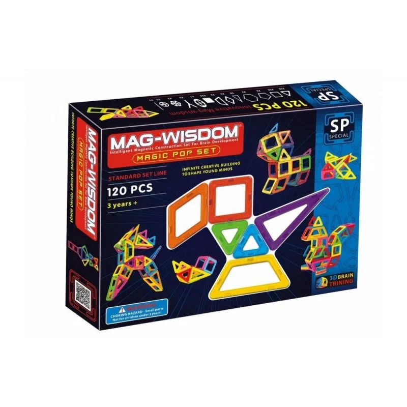 Mag-Wisdom MW4-120 магнитный конструктор 120 деталей Mag-Wisdom MW4-120 магнитный конструктор 120 деталей