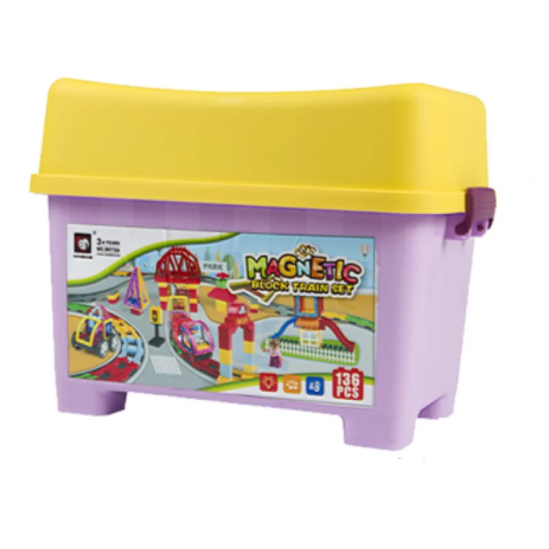 Magnetic Blocks Xinbida 9072A магнитный конструктор 136 деталей Magnetic Blocks Xinbida 9072A магнитный конструктор 136 деталей