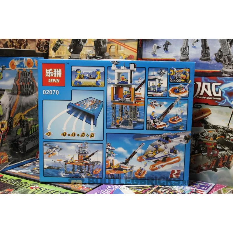 02070 Lepin Платформа береговой охраны 02070 Lepin Платформа береговой охраны