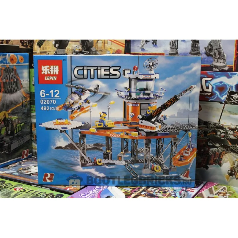 02070 Lepin Платформа береговой охраны 02070 Lepin Платформа береговой охраны