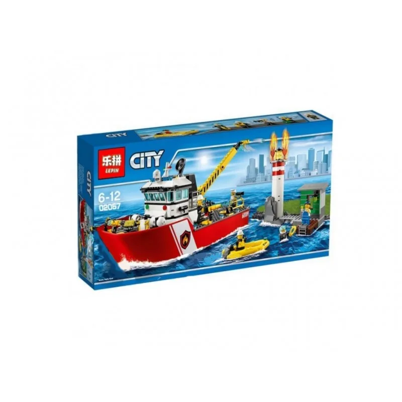 02057 Lepin Пожарный катер 02057 Lepin Пожарный катер