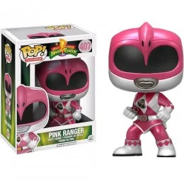 Розовый Рейнджер экшн поза металлик (Pink Ranger Action Pose Metallic (Эксклюзив)) из сериала Могучие рейнджеры