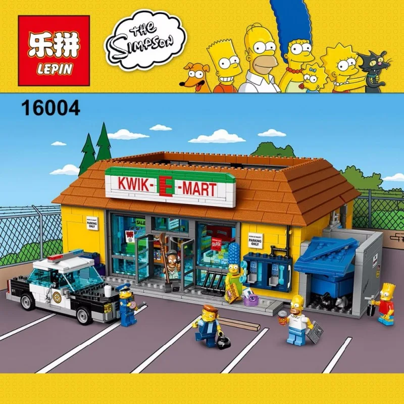 16004 Lepin Симпсоны Магазин На скорую руку 16004 Lepin Симпсоны Магазин На скорую руку