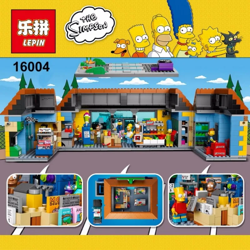 16004 Lepin Симпсоны Магазин На скорую руку 16004 Lepin Симпсоны Магазин На скорую руку