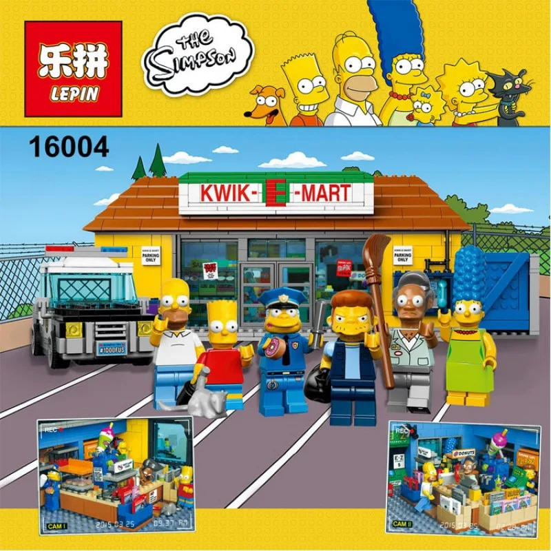 16004 Lepin Симпсоны Магазин На скорую руку 16004 Lepin Симпсоны Магазин На скорую руку