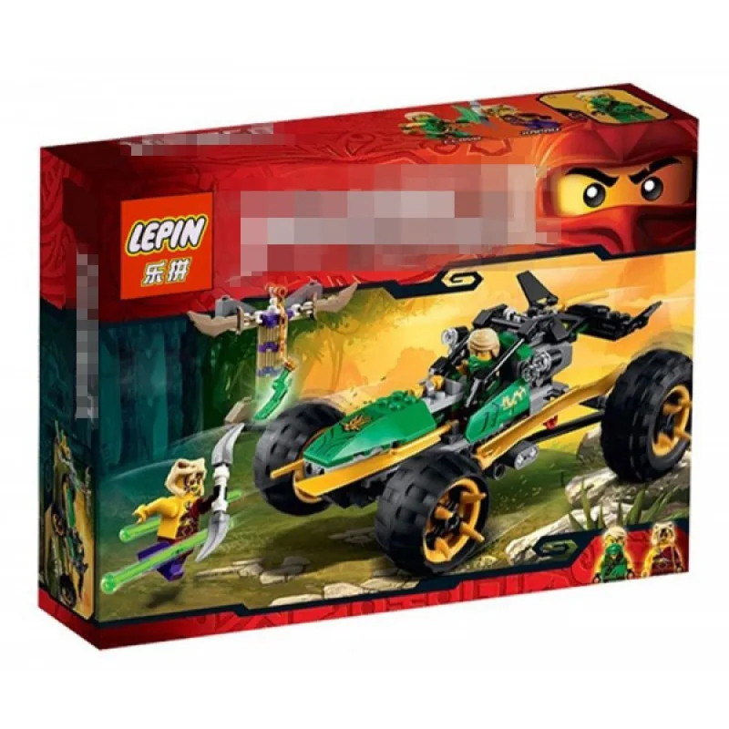 06010 Lepin Тропический багги Зеленого ниндзя 06010 Lepin Тропический багги Зеленого ниндзя