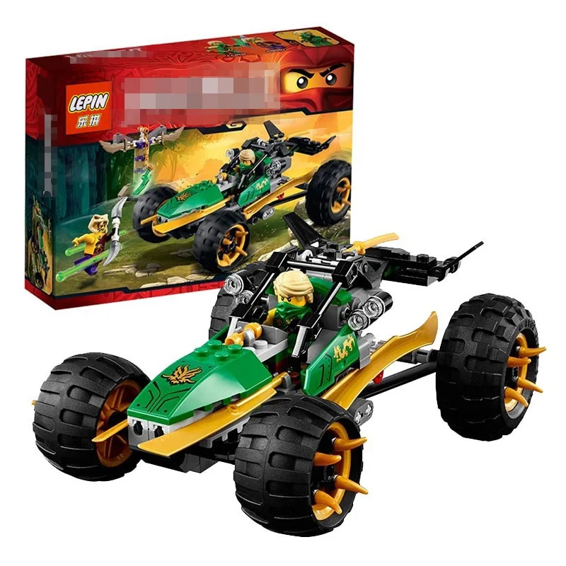 06010 Lepin Тропический багги Зеленого ниндзя 06010 Lepin Тропический багги Зеленого ниндзя