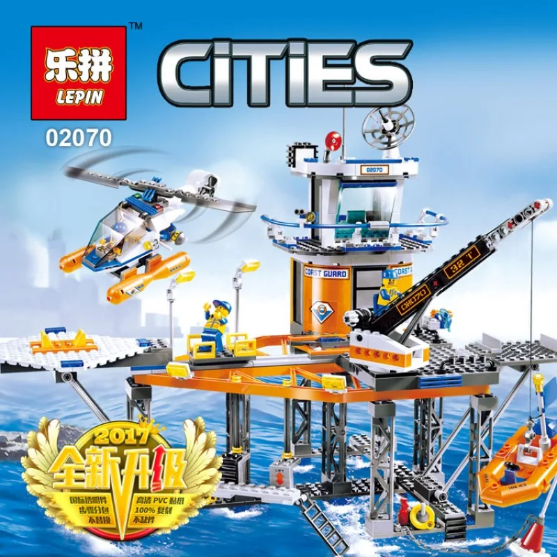 02070 Lepin Платформа береговой охраны 02070 Lepin Платформа береговой охраны