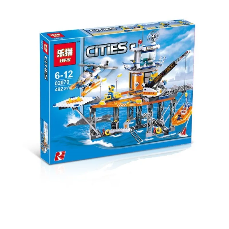 02070 Lepin Платформа береговой охраны 02070 Lepin Платформа береговой охраны