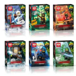 03044 Lepin 6 минифигурок Ниндзя ГО