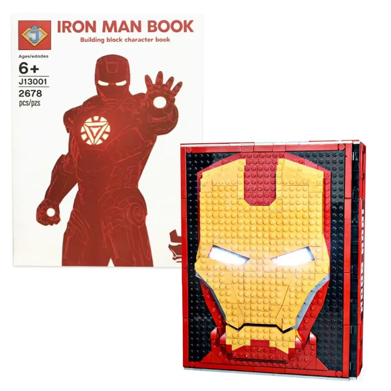 J13001 J Коллекция из 52 минифигурок Железного человека Iron Book J13001 J Коллекция из 52 минифигурок Железного человека Iron Book