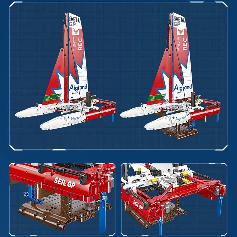 58124 JIE STAR F50 Hydrofoil парусный катамаран 58124 JIE STAR F50 Hydrofoil парусный катамаран