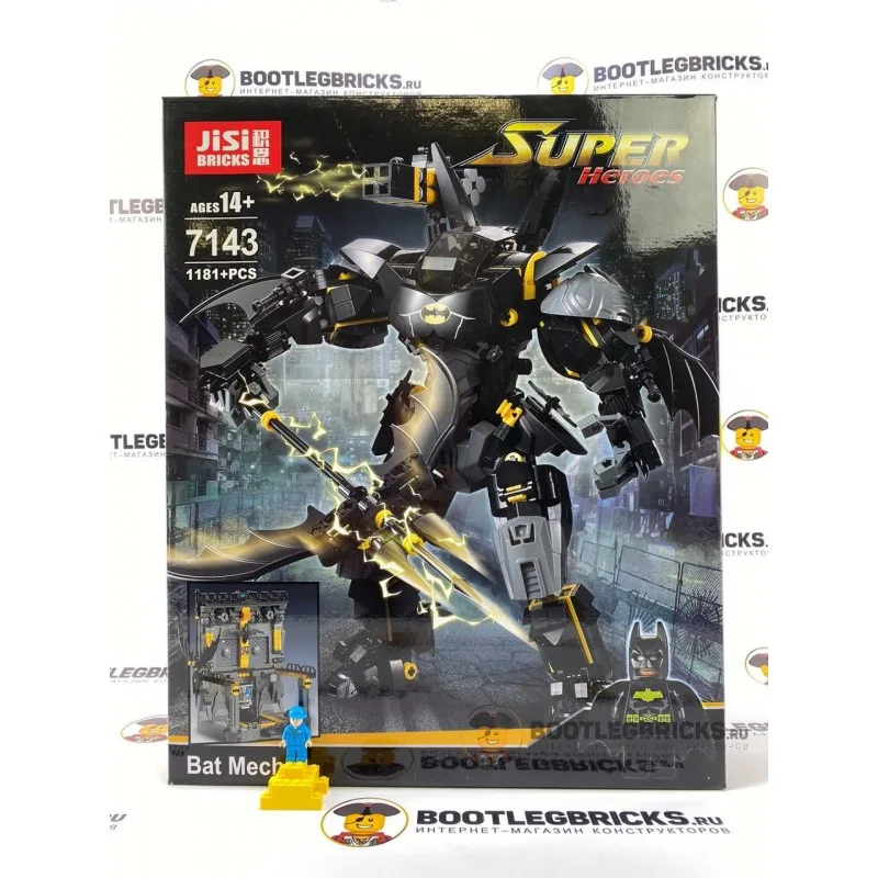 7143 JiSi Bricks Bat Mech 7143 JiSi Bricks Bat Mech