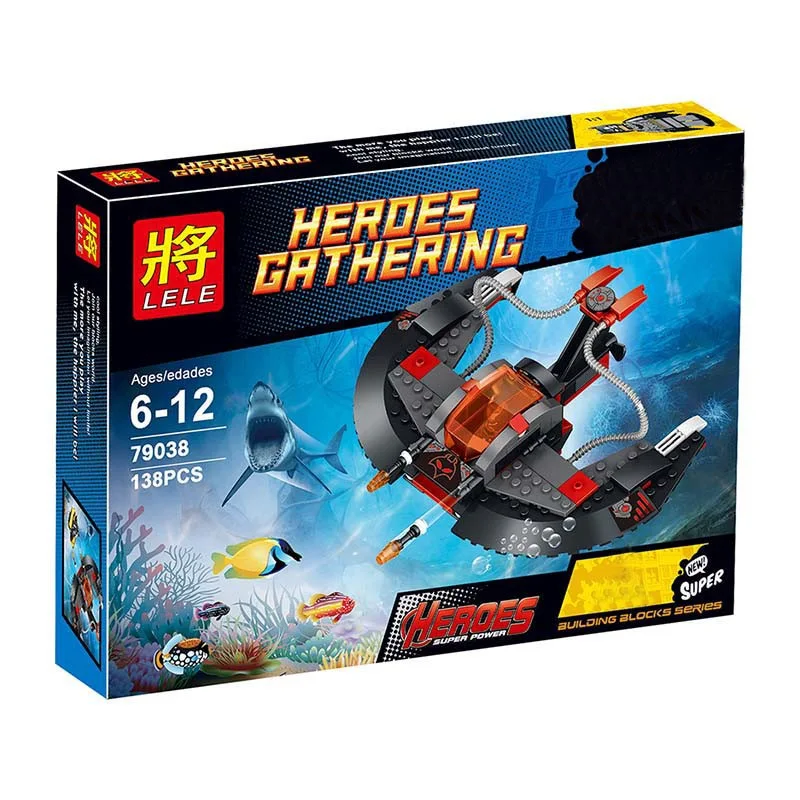 79038 Lele Batman Stingray Ship 79038 Lele Batman Stingray Ship
