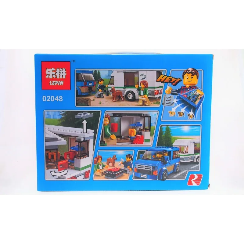 02048 Lepin Фургон и дом на колёсах 02048 Lepin Фургон и дом на колёсах