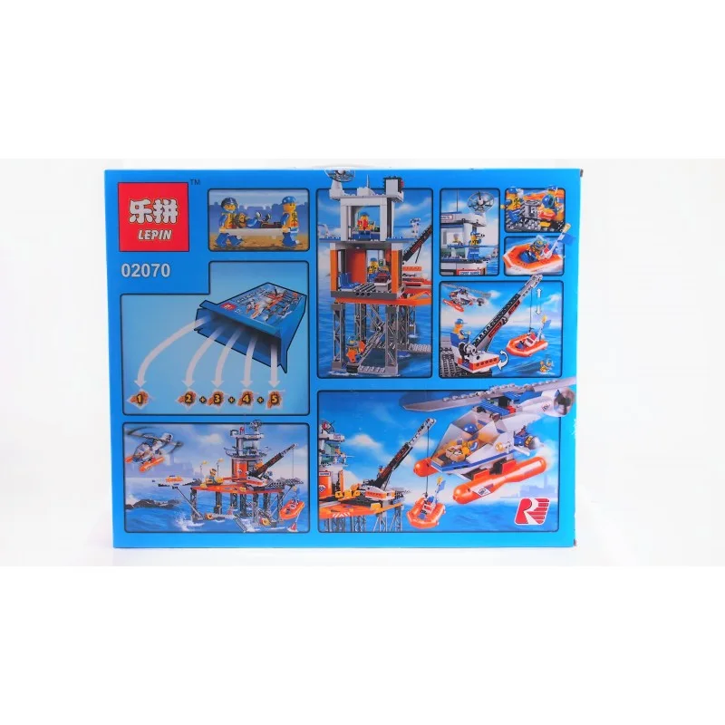 02070 Lepin Платформа береговой охраны 02070 Lepin Платформа береговой охраны