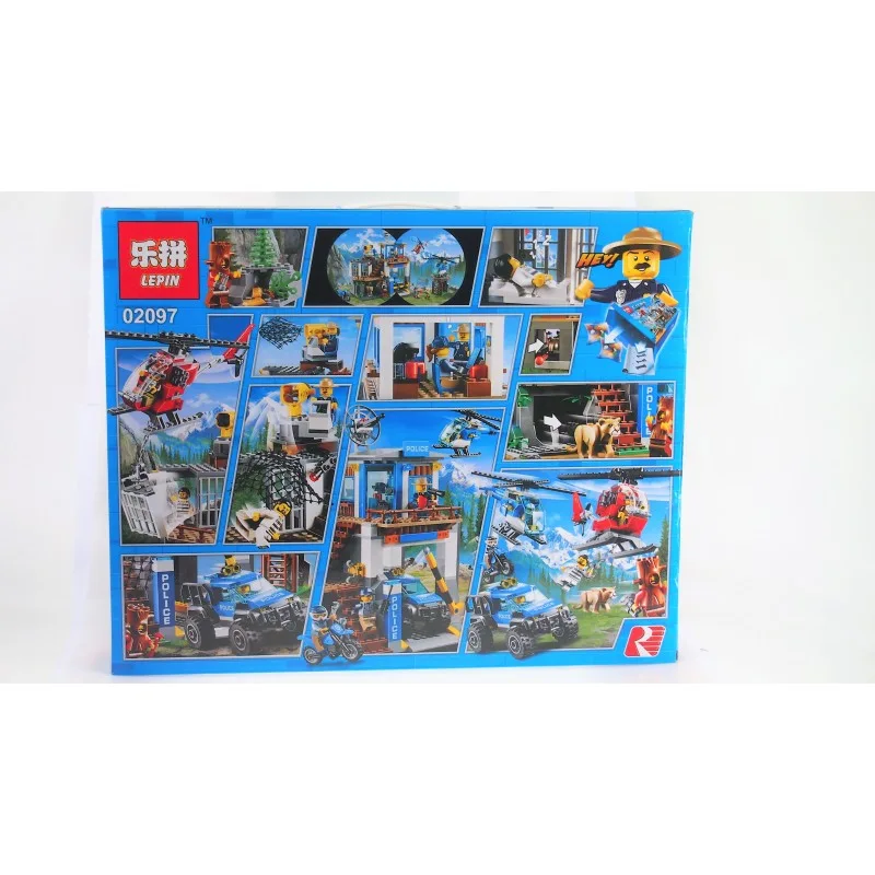 02097 Lepin Полицейский участок в горах 02097 Lepin Полицейский участок в горах