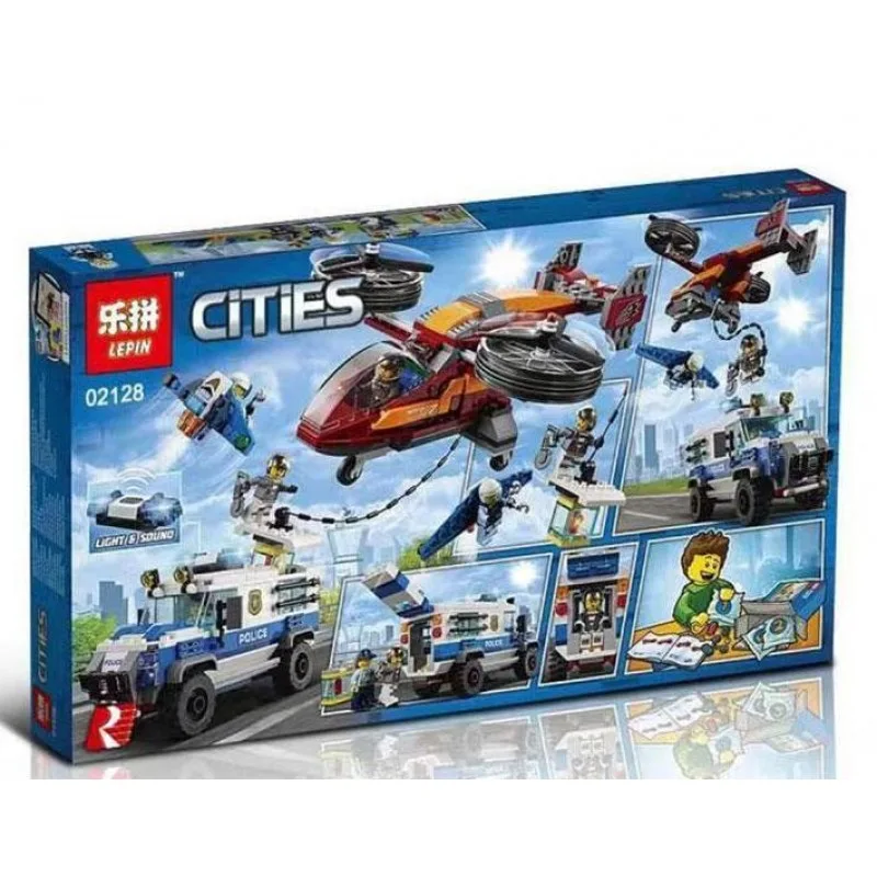 02128 Lepin Воздушная полиция: Кража бриллиантов 02128 Lepin Воздушная полиция: Кража бриллиантов