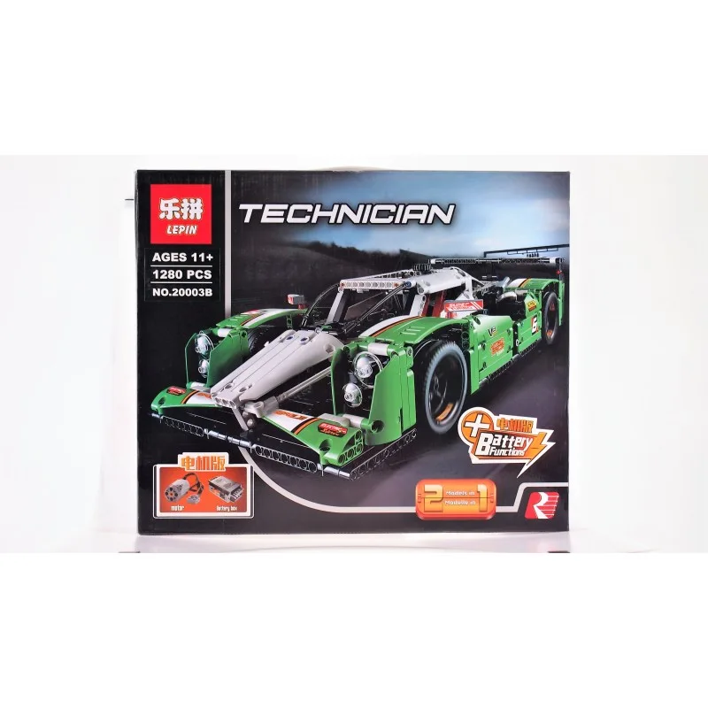 20003B Lepin Зеленый гоночный автомобиль 20003B Lepin Зеленый гоночный автомобиль