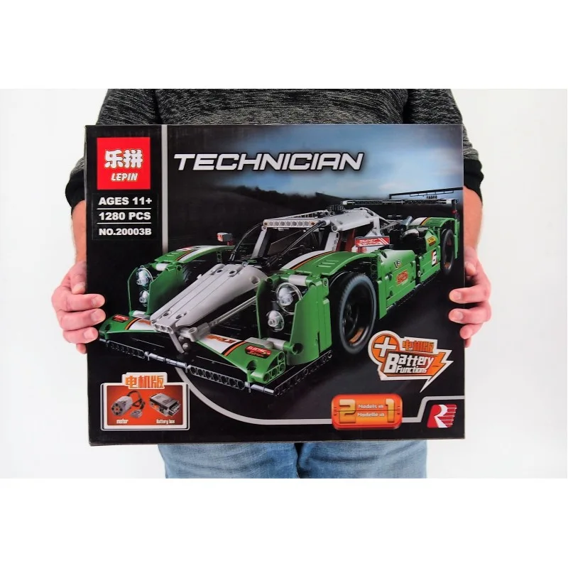 20003B Lepin Зеленый гоночный автомобиль 20003B Lepin Зеленый гоночный автомобиль