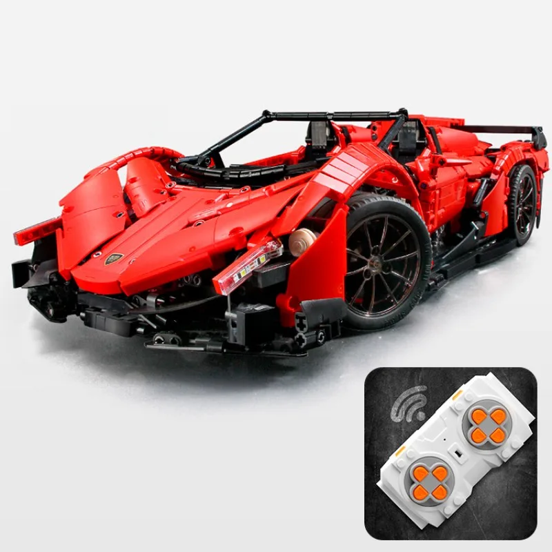 13079 MOULD KING Суперкар Lamborghini Veneno Roadster (с моторизацией) 13079 MOULD KING Суперкар Lamborghini Veneno Roadster (с моторизацией)