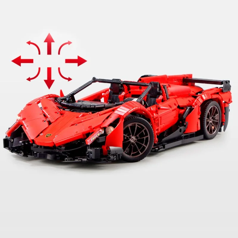 13079 MOULD KING Суперкар Lamborghini Veneno Roadster (с моторизацией) 13079 MOULD KING Суперкар Lamborghini Veneno Roadster (с моторизацией)