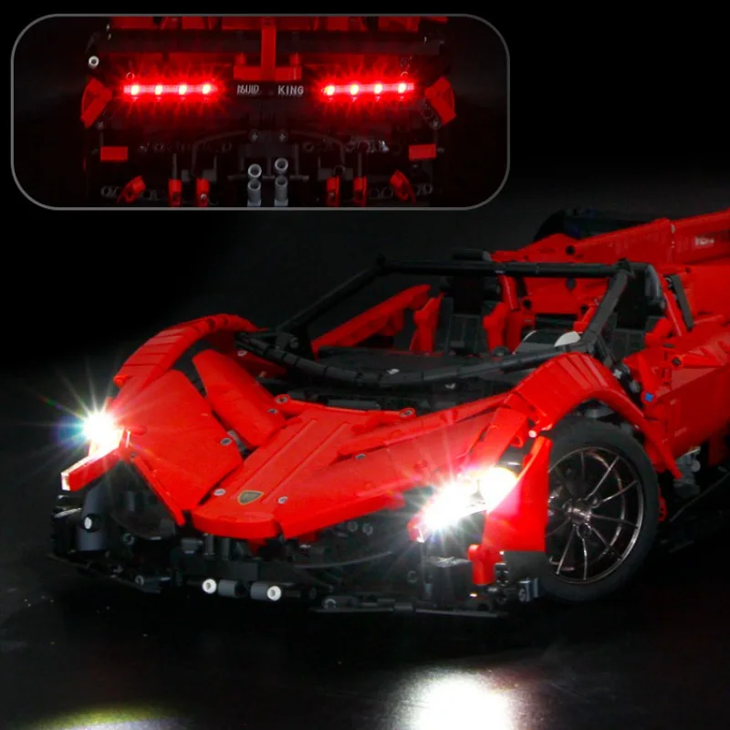 13079 MOULD KING Суперкар Lamborghini Veneno Roadster (с моторизацией) 13079 MOULD KING Суперкар Lamborghini Veneno Roadster (с моторизацией)