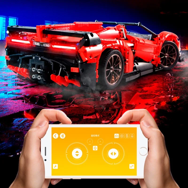 13079 MOULD KING Суперкар Lamborghini Veneno Roadster (с моторизацией) 13079 MOULD KING Суперкар Lamborghini Veneno Roadster (с моторизацией)