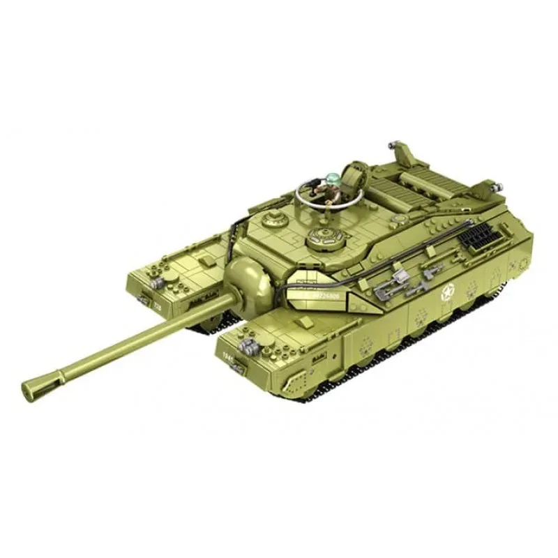 628010 Panlos Brick Американский сверхтяжелый танк T28 628010 Panlos Brick Американский сверхтяжелый танк T28