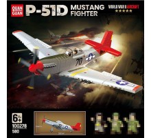 100278 Quanguan P-51 Mustang американский одноместный истребитель
