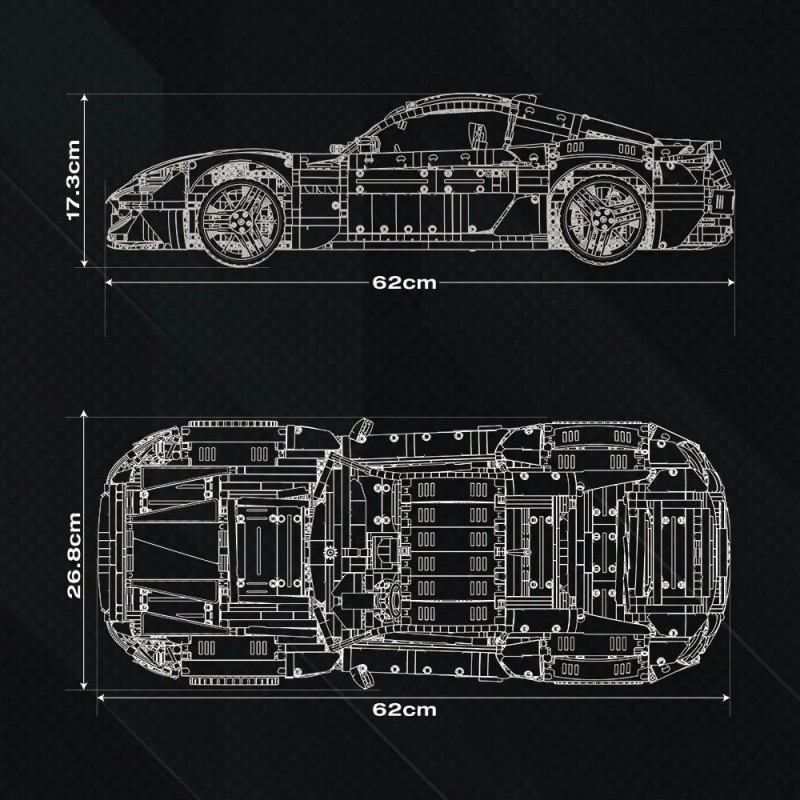 11010-1 Reobrix Maserati GranTurismo 110 11010-1 Reobrix Maserati GranTurismo 110