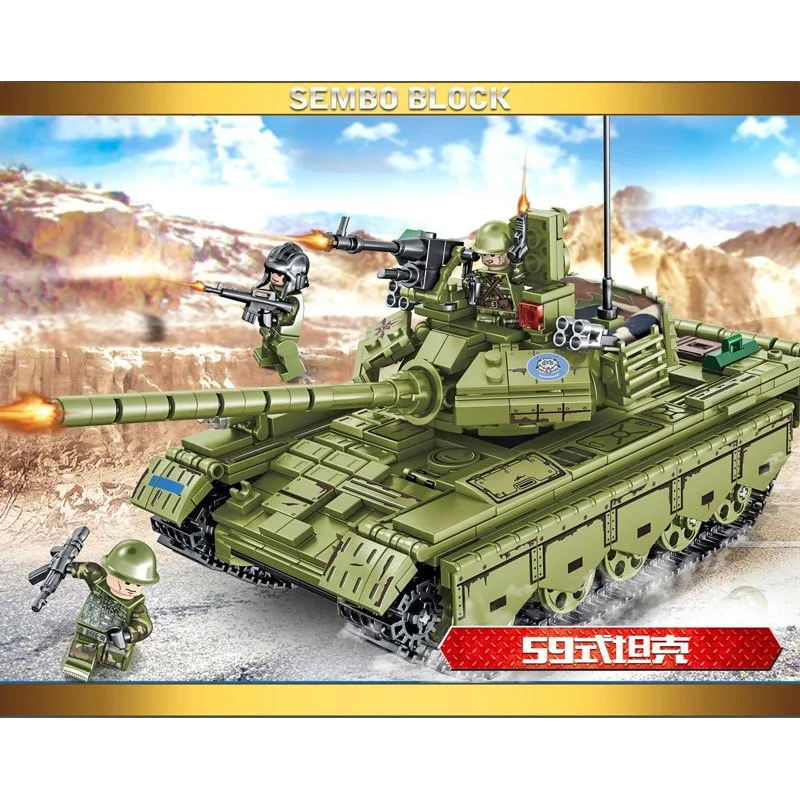 105682 Sembo Block Танк Type 59 105682 Sembo Block Танк Type 59