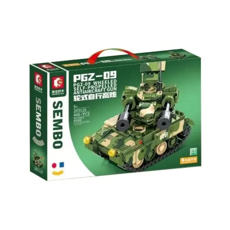 203118 Sembo Block Колесная самоходная зенитная установка PGZ-09 203118 Sembo Block Колесная самоходная зенитная установка PGZ-09
