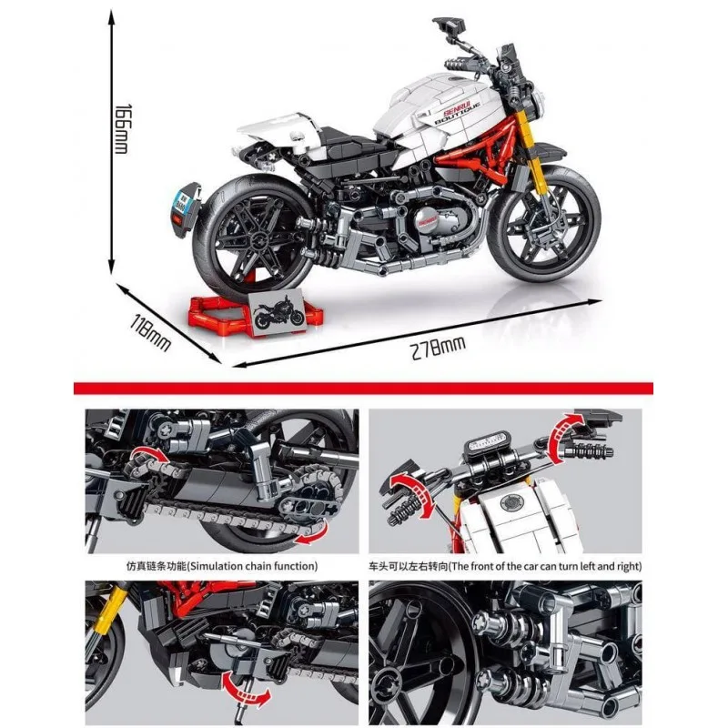 701717 Sembo Block Ducati Monster 701717 Sembo Block Ducati Monster