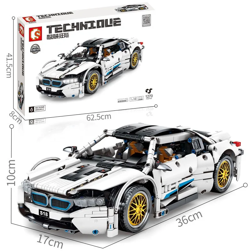701940 Sembo Block BMW i8 1:14 701940 Sembo Block BMW i8 1:14