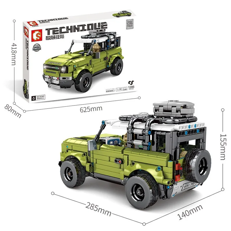 701943 Sembo Block Land Rover Defender 1:14 701943 Sembo Block Land Rover Defender 1:14