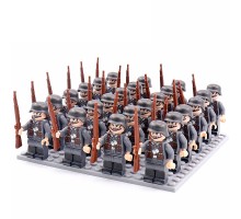 DZ-154 TBS Toys Солдаты: 24 минифигурки, 24 винтовки, 1 пластина 16х16 DZ-154 TBS Toys Солдаты: 24 минифигурки, 24 винтовки, 1 пластина 16х16