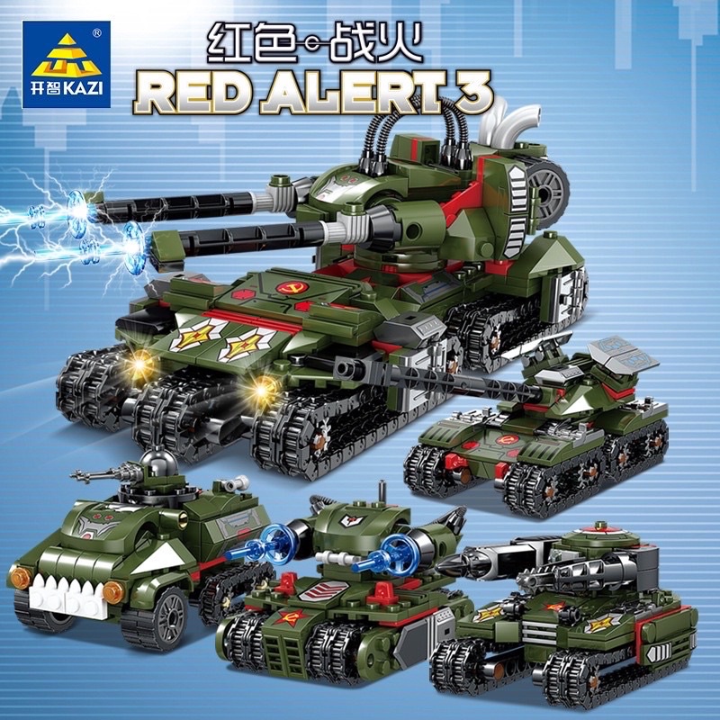 Купить KY81041 Kazi Танки Red Alert 3: 4 в 1 с кэшбэком 10% - скидка ...